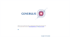 Desktop Screenshot of genebulis.com