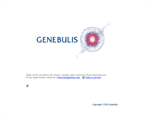 Tablet Screenshot of genebulis.com